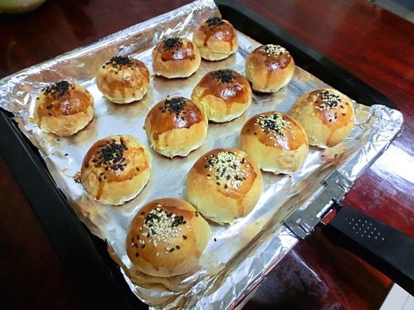 小rinko有大power做的榨菜鲜肉月饼